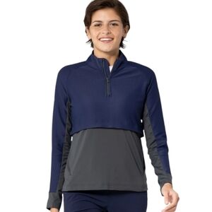 New Active Pullover Levelwear Mystic Style Navy/ Charcoal NWT Sz S